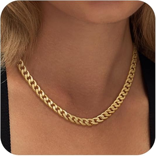 Cuban Link Necklace in Chunky Style