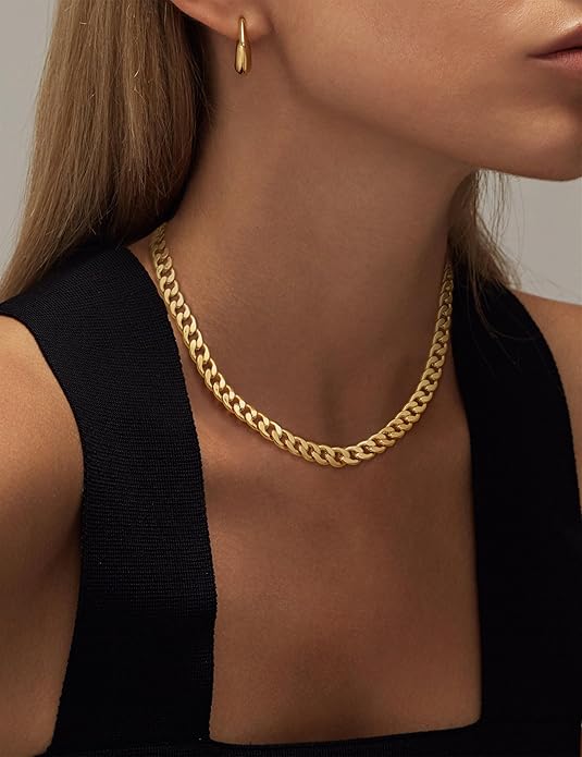 Cuban Link Necklace in Chunky Style