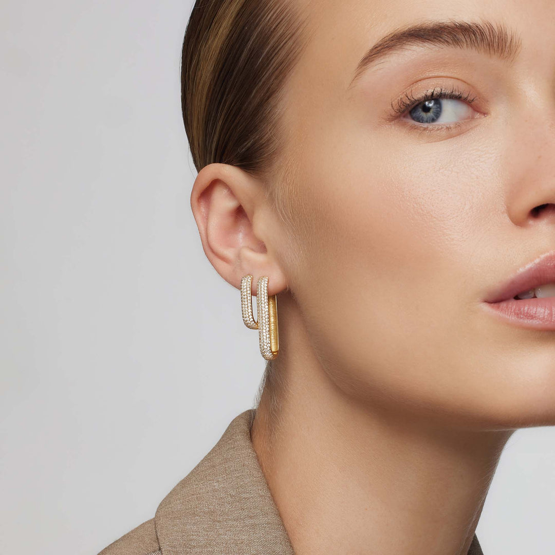 Icon Pave Earrings