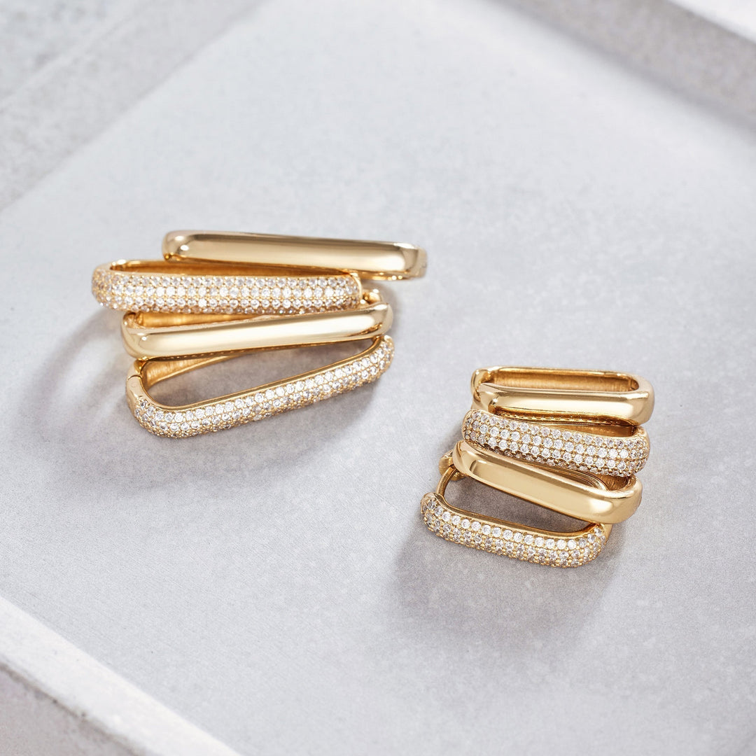 Icon Pave Earrings