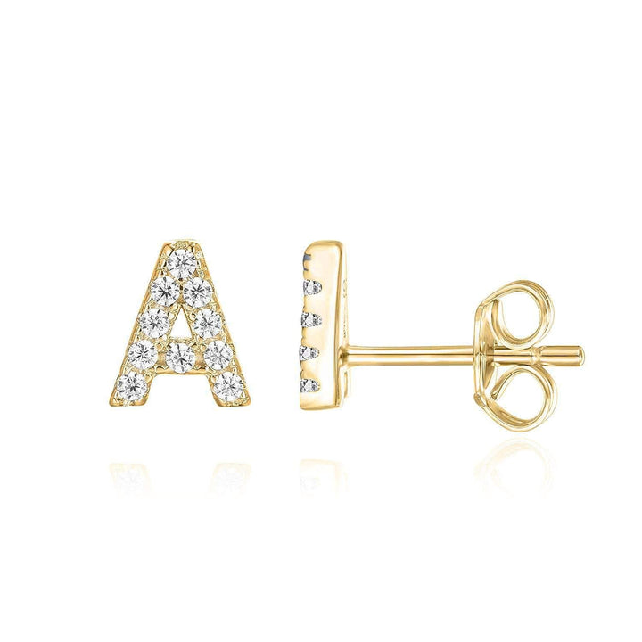 Initial Earrings